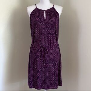 Banana Republic Purple Keyhole Dress